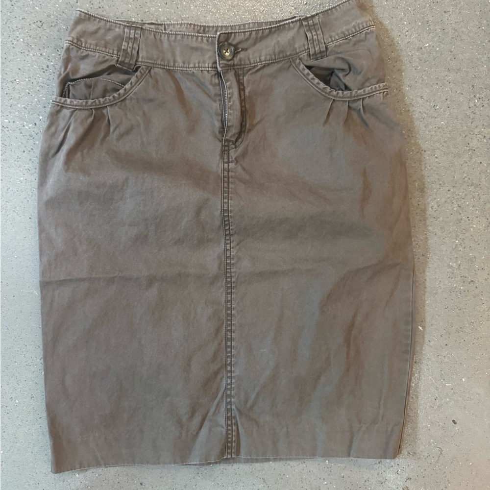 Y2K Banana Republic Factory Classic Brown Women's Skirt